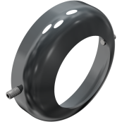 Ground rosette for post |  76 mm, for screw-fastening, galvanized and coated